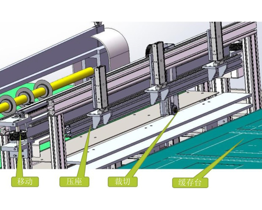 Automatic flag-making machine