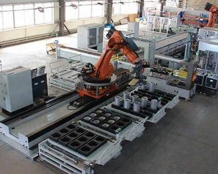 Motor automatic assembly line