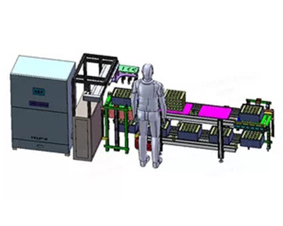 Silicon carbide powder pressing automated production line